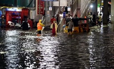 Heavy rains batter Hyderabad, inundate low-lying areas hyderabad rains