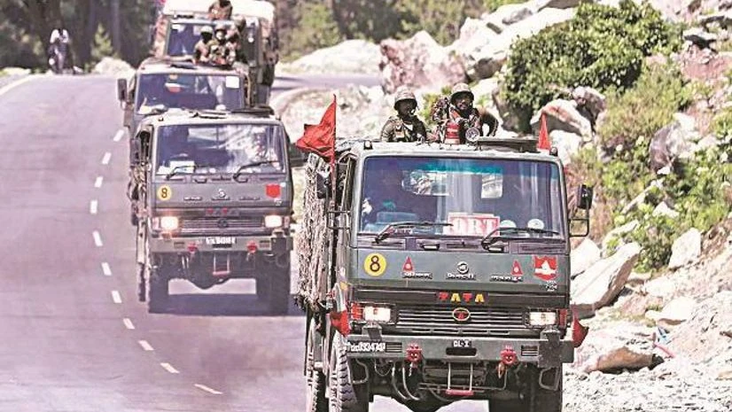 Military troops The last breakthrough took place on August 6, a week after the 12th round of talks, when India announced a mutual troop pull-back from the Gogra area. (File Photo)