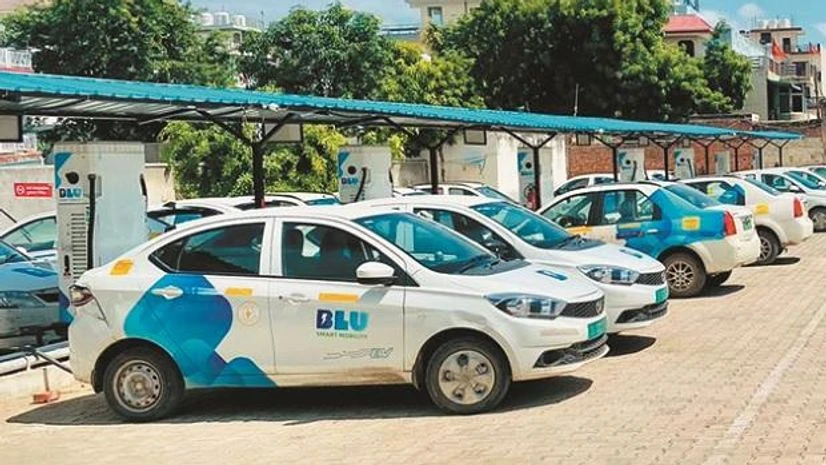 Gurugram-based BluSmart Gurugram-based BluSmart