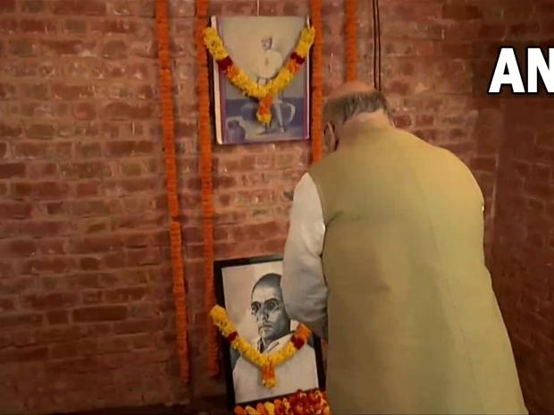 Amit Shah visits cell in Port Blair where Veer Savarkar was imprisoned Amit Shah visits cell in Port Blair where Veer Savarkar was imprisoned