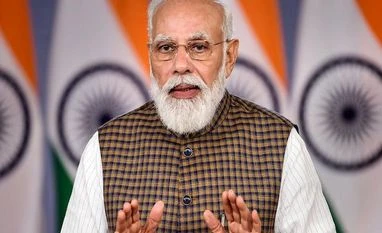 India fully capable of meeting any internal or external challenge: PM Modi Prime Minister Narendra Modi speaks at an event through video conferencing in Delhi on October 20, 2021. (PTI Photo/ video grab)