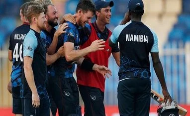 Erasmus, Wiese take debutants Namibia to Super 12s of T20 WC Namibia cricket team