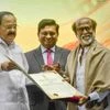 Vice President M Venkaiah Naidu presents Dadasaheb Phalke Award to film actor Rajinikanth, at the 67th National Film Awards presentation ceremony, at Vigyan Bhawan in New Delhi (Photo: PTI)
