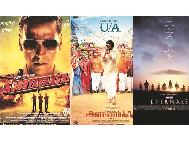 Diwali bonanza: Three mega movies light up the silver screens again