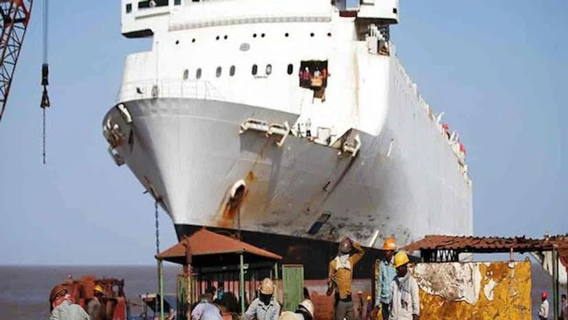 cruise Alang's recycling yard turns wary of future amid spike in cruise vessels