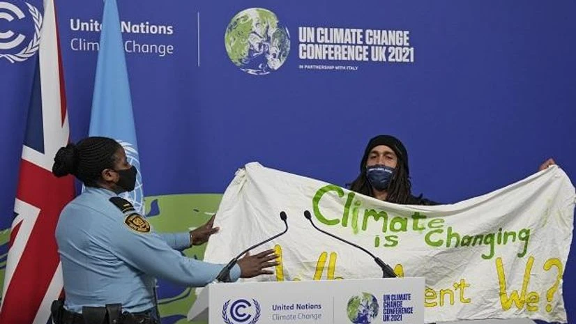 Climate change protest Glasgow Climate change protest in Glasgow