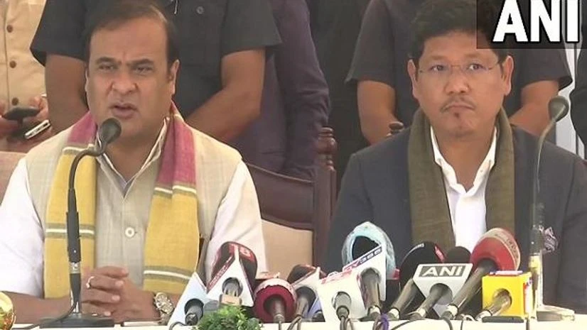 Himanta Biswa Sarma, Conrad Sangma Himanta Biswa Sarma, Conrad Sangma