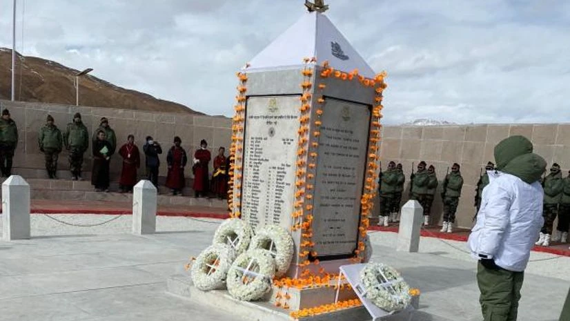 war memorial ladakh Rajnath inaugurates revamped war memorial in eastern Ladakh