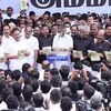 AIADMK leaders O Panneerselvam and K Palaniswami