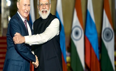 India, Russia discuss Afghan, condemn terrorism; ink deal on AK-203 rifles Narendra Modi, Vladimir Putin