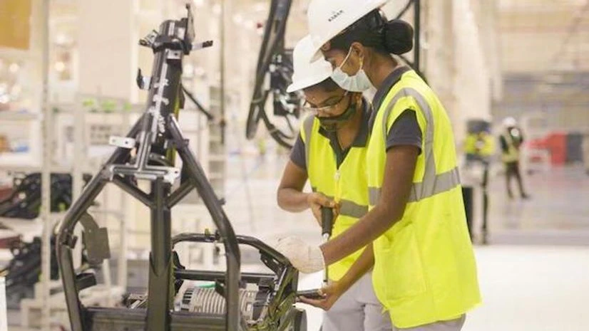 Women at work at Ola Future Factory E-two wheeler firms preferring to hire rookies for skilled, low-end jobs