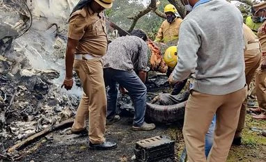 Chopper crash: Heard a loud sound, copter was in flames, says eyewitness iaf plane crash