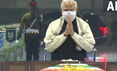 LIVE: PM Modi pays tribute to Gen Bipin Rawat at special ceremony in Delhi PM Modi
