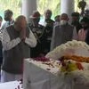 Amit Shah, NSA, Rahul Gandhi pay last respects to CDS Rawat, his wife