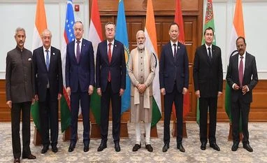 Foreign ministers of five Central Asian countries call on PM Modi PM Modi