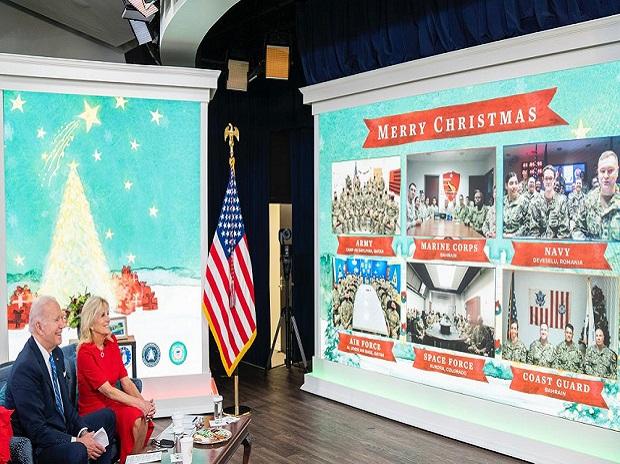 Joe Bidens mark Christmas with holiday calls to service members Joe Bidens mark Christmas with holiday calls to service members