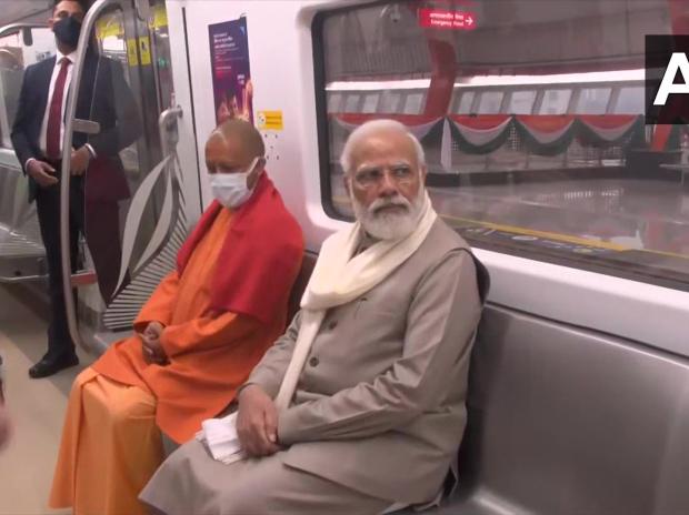 Prime Minister Modi launches section of Kanpur Metro