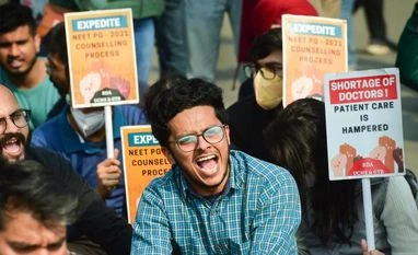 NEET-PG issue: Resident doctors in Maharashtra to go on strike from Friday doctors protest delhi hospitals