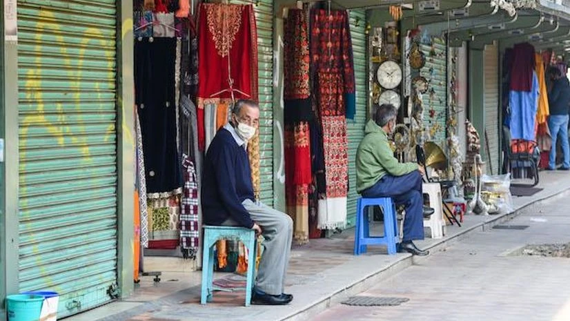 shops, traders in Delhi Shopkeepers wait for customers at Janpath Market in New Delhi (Photo: PTI)
