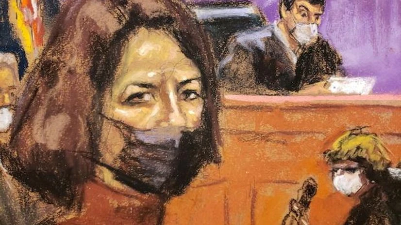 Ghislaine Maxwell Jeffrey Epstein associate Ghislaine Maxwell sits as the guilty verdict in her sex abuse trial is read in a courtroom sketch in New York City (Photo: Reuters)