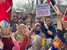 NC PDP workers NC, PDP workers protest after detention of their leaders
