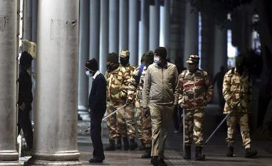 Over half of Delhi citizens want weekend curfew to continue: Survey Delhi police team patrol on New Year's eve at Connaught Place in New Delhi (Photo: PTI)