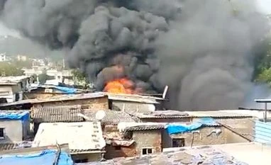 Fire breaks out in furniture scrap shop in Mumbai; no casualty furniture scrap shop mumbai fire