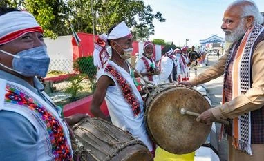 PM inaugurates, lays foundation stones for multiple projects in Manipur modi