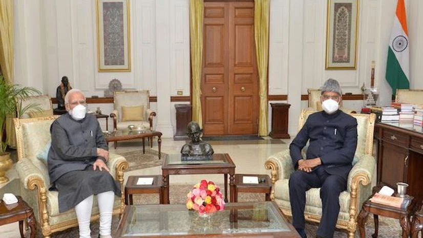 PM Modi with President Kovind PM Modi with President Kovind