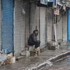 Closed shops at Chandni Chowk market during the weekend curfew, imposed to curb the spread of Covid-19, in New Delhi (Photo: PTI)