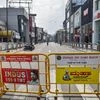 Brigade Road closed during the weekend curfew, imposed to curb the spread of Covid, in Bengaluru (Photo: PTI)