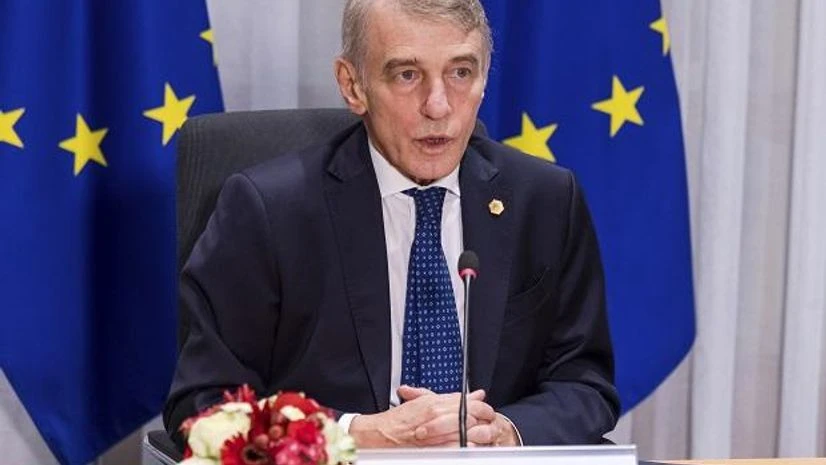 David Sassoli European Parliament President David Sassoli has died at a hospital in Italy, his spokesman said in a tweet Tuesday, Jan. 11, 2022. (AP Photo/Geert Vanden Wijngaert, Pool, File)