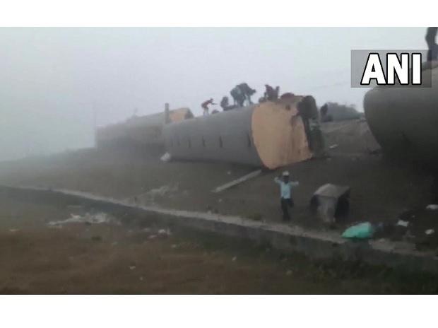 Train services disrupted as goods train derails near Aluva in Kerala