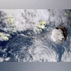 Tonga tsunami, Tsonga tsunami In this satellite image taken by Himawari-8, a Japanese weather satellite shows an undersea volcano eruption at the Pacific nation of Tonga Saturday, Jan. 15, 2022. (Japan Meteorology Agency via AP)