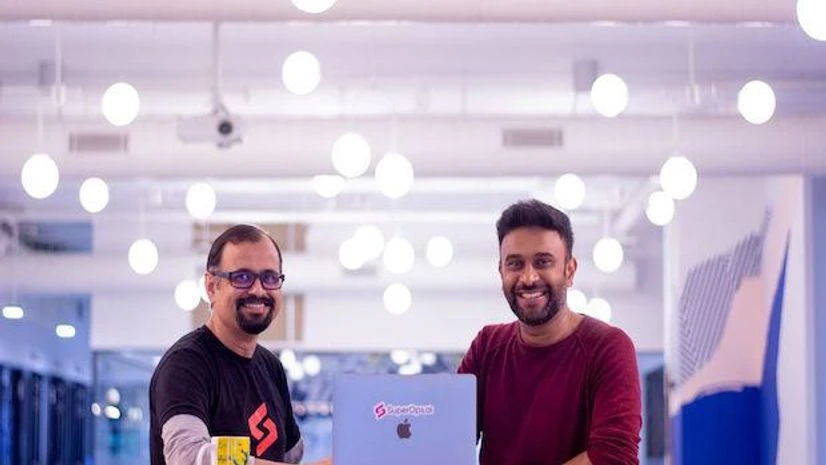SuperOps.ai (L-R) SuperOps.ai founders Jayakumar Karumbasalam and Arvind Parthiban