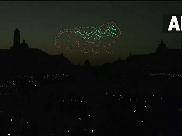 Dazzling drones, projection mapping show add colour to Beating the Retreat Dazzling drones, projection mapping show add colour to Beating the Retreat