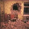 A kindergarten that Ukraine's military officials say was damaged by shelling on Thursday