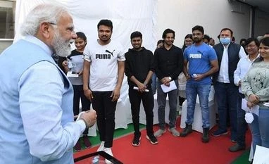 PM Modi interacts with students who returned from Ukraine Modi