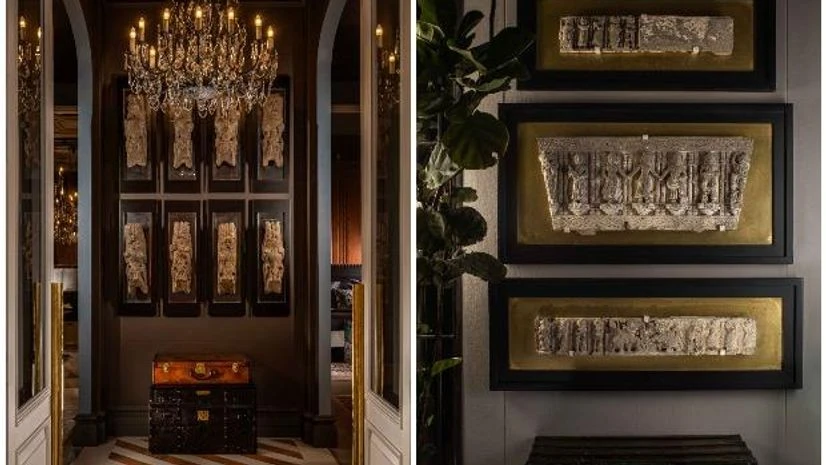 Murals Murals based on art and antiques from around the world, like these vintage-inspired ones, can be great conversation starters when the guests arrive. Credits: Beyond Designs