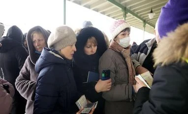 11-yr-old boy crosses Ukraine border with phone number written on his hand Ukraine