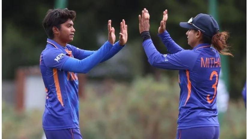 womens world cup India Women's Players Mithali Raj and Pooja Vastrakar. Photo: @BCCI