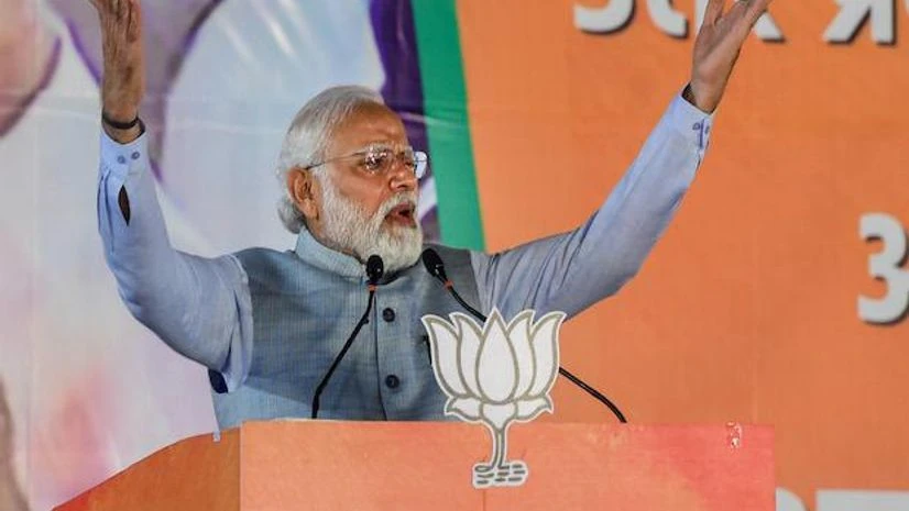 Narendra Modi Prime Minister Narendra Modi addresses BJP leaders and workers during celebrations at the BJP Headquarters following the party's win in Assembly elections of Uttar Pradesh and other states, in New Delhi (Photo: PTI)