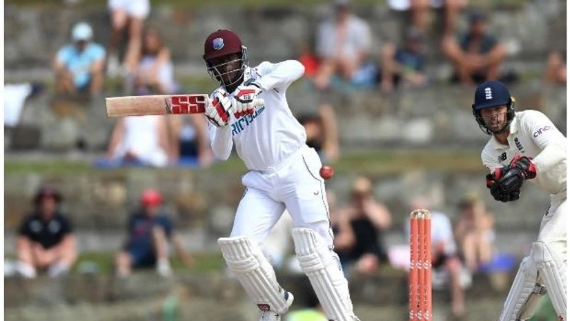 Nkrumah Bonner Nkrumah Bonner hits a century against England. Photo: @ICC