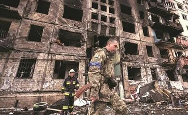 Amid war, Meta to connect Ukrainians with timely info to stay safe Ukrainian firefighters