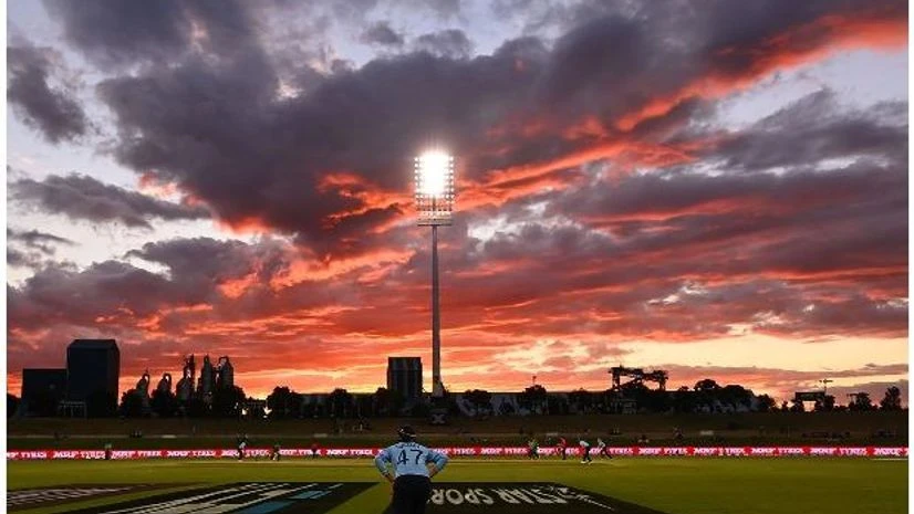 womens world cup View of the Bay Oval Stadium in Mount Maunganui, Tauranga, New Zealand. Photo: @englandcricket