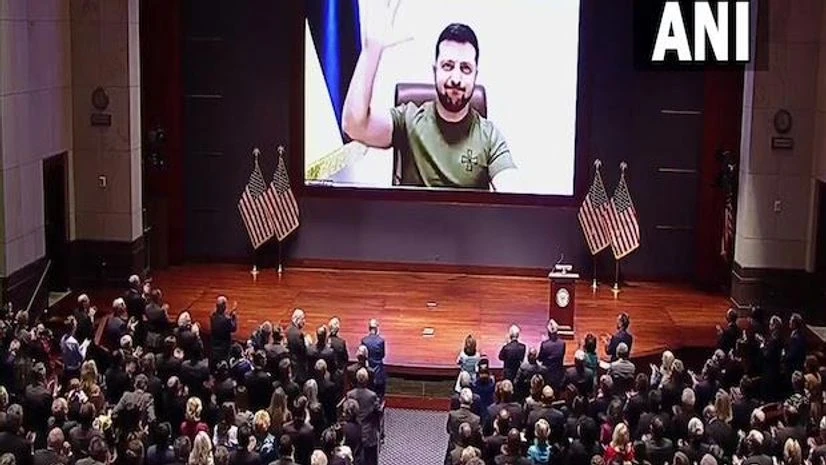 Volodymyr Zelensky Zelensky appeals to US Congress for a no-fly zone, more sanctions on Russia