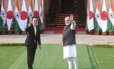 PM Modi meets his Japanese counterpart Fumio Kishida in Delhi Fumio Kishida