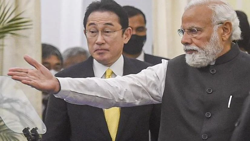Narendra Modi, Fumio Kishida Narendra Modi, Fumio Kishida