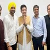 Harbhajan Singh, Raghav Chadha,  AAP