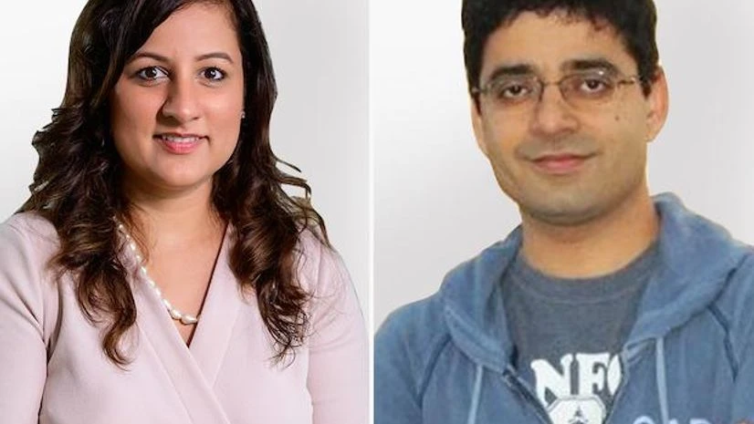 BabyChakra, TinyStep (L-R)Naiyya Saggi, Founder and CEO, BabyChakra, Co-founder Good Glamm Group and Suhail Abidi, Founder, TinyStep